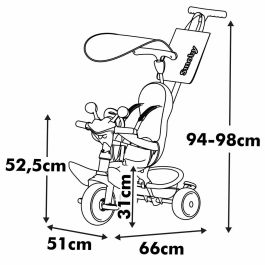 Smoby Triciclo Baby Driver Rosa SMO741504