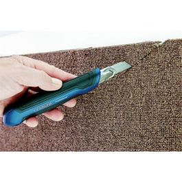 Bosch Cúter Profesional 18 mm con portacuchillas de aluminio fundido, mango ergonómico softgrip y cambio de hoja rápido sin herramientas Bosch Cúter Profesional 18 mm con portacuchillas de aluminio fundido, mango ergonómico softgrip y cambio de hoja rápido sin herramientas