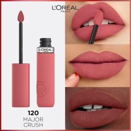 L'Oréal Paris INFAILLIBLE MATTE RESISTANCE Labial Líquido Mate Larga Duración #120-Major Crush. Color Intenso y Confortable, 1 unidad.