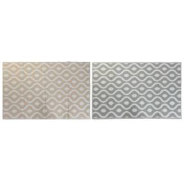 DKD Home Decor Alfombra para Suelo de Polipropileno Gris, Beige o Blanca 180x1x120 cm - Pack de 4 Unidades Surtidas de Decoración Precio: 36.58999949. SKU: B1G6TM9AAB