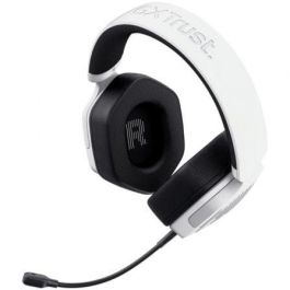 Trust Gaming GXT 492W Auriculares Gaming Multiplataforma con Micrófono Extraíble 50mm Jack 3.5 Blancos