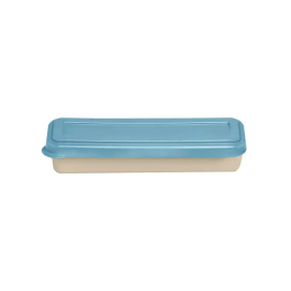 Exacompta Fiambrera Beige con Tapa Azul, 3 Cubiertos Reutilizables, 205x65x40 mm Precio: 13.6900005. SKU: B17ZLBA82S