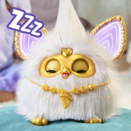 Hasbro HASG1938FA0 Furby Golden Glow, Peluche Interactivo que Brilla en la Oscuridad, Juguete Activado por Voz para Niños +6 Años