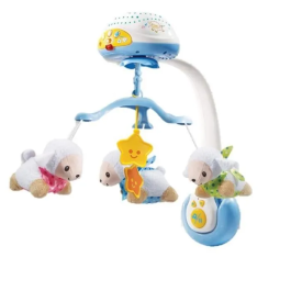Vtech Baby Lumi Mobile Contador de ovejas azules - Móvil 3 en 1 con control remoto y proyector desmontable para bebés desde el nacimiento Precio: 53.49999996. SKU: S7102266