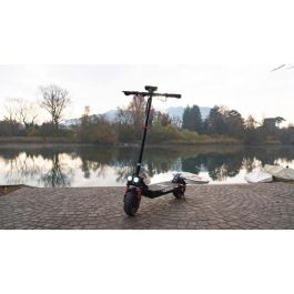 Ezway AUT3700092608951 Patinete eléctrico todoterreno plegable EBOOST GO - 48V 800W, 50 km autonomía, luz de freno e intermitentes