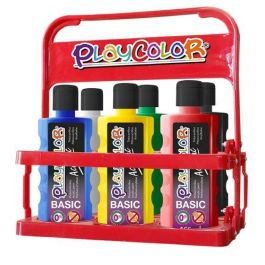 Pintura Acrilica Playcolor Basic Surtido Bolsa De 6 Colores 250 Ml (Blanco + Amarillo + Rojo + Verde + Azul + Negro) Precio: 34.50000037. SKU: B1A2FBLGML