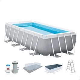 Piscina rectangular prism farme con depuradora y escalera (capacidad 3785 litros) (+ 6 años ) 488x244x107 cm