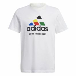 Camiseta de Manga Corta Infantil Adidas Nations Blanco Precio: 27.50000033. SKU: B14QV8TLN3