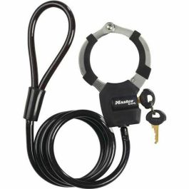Master Lock 8275EURDPRO Cable antirrobo con esposas de 1 m x 8 mm, acero trenzado de vinilo para bicicletas y patinetes Precio: 42.50000007. SKU: B1B2FNS6PK