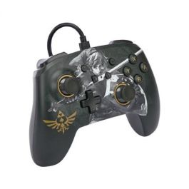 Mando con Cable PowerA Enhanced Battle-Ready Link para Nintendo Switch - NSGP0091-01, Oficial Nintendo, Botones Asignables, Cable USB-C 3m Mando con Cable PowerA Enhanced Battle-Ready Link para Nintendo Switch - NSGP0091-01, Oficial Nintendo, Botones Asignables, Cable USB-C 3m