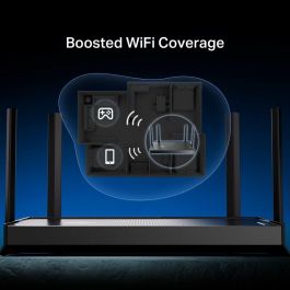 TP-Link Archer BE3600 Router Inalámbrico Wi-Fi 7 Doble Banda 2.5 Gigabit Ethernet Negro con Puerto USB