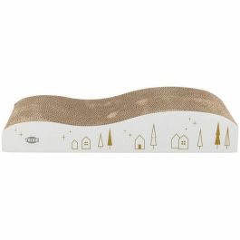 Rascador para Gatos Trixie Blanco Oro 43,5 x 8 x 20 cm Navidad