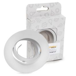 Aro Foco Downlight Basculante Circular de Aluminio Blanco 93mm para Lámparas LED GU10 GX5.3 Precio: 2.8900003. SKU: B1J88ZMMBK