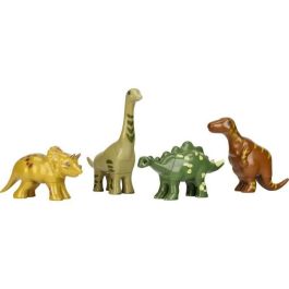 Klein KLE4009847000859 Juguete Magnético Puzzle de 4 Dinosaurios Grandes para Niños 1+ Desarrollo de Creatividad y Habilidades Manuales