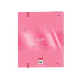 Carpeta de anillas BlackFit8 Glow up A4 Rosa (27 x 32 x 3.5 cm)