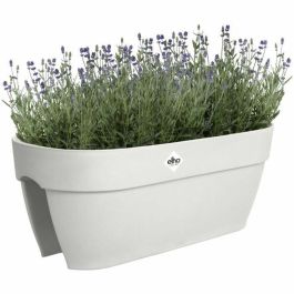 ELHO ELH8711904534448 Maceta Vibia Campana Flower Bridge 60, Blanca, L 26 x A 59 x A 22 cm, para Balcón y Exterior, 100% Reciclada