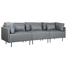 Sofa Moderno DKD Home Decor Gris 152.5 x 84 x 276 cm Sofa Moderno DKD Home Decor Gris 152.5 x 84 x 276 cm