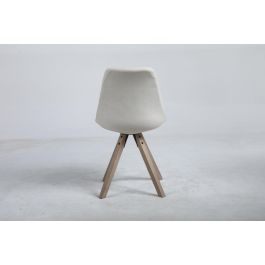 Silla Scandi DKD Home Decor Beige Marron 55 x 84 x 48 cm