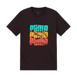 Camiseta de Manga Corta Infantil Puma Graphic Logo Colour Negro M Precio: 22.022. SKU: B1HXHH2KHZ