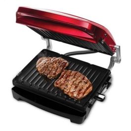 George Foreman 24001-56 Grill Eléctrico de Precisión Evolve Rojo para 5 Raciones