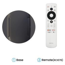 BenQ GV50 9H.JSR77.59E Videoproyector, Proyector de alcance estándar, 500 lúmenes ANSI, DLP, 1080p (1920x1080), Blanco