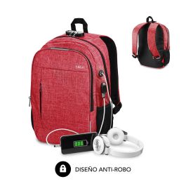 SUBBLIM Mochila Portatil Urban Lock Backpack 16" Red Precio: 14.95000012. SKU: S0433103