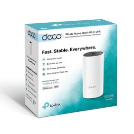 TP-Link Deco M4(1-pack) Doble banda (2,4 GHz / 5 GHz) Wi-Fi 5 (802.11ac) Blanco 2 Interno TP-Link Deco M4(1-pack) Doble banda (2,4 GHz / 5 GHz) Wi-Fi 5 (802.11ac) Blanco 2 Interno
