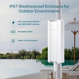 TP-Link EAP610-OUTDOOR Punto de Acceso Inalámbrico WiFi 6 Exterior AX1800 Doble Banda 1.8Gbps PoE IP67 Omada Mesh Roaming Rápido TP-Link EAP610-OUTDOOR Punto de Acceso Inalámbrico WiFi 6 Exterior AX1800 Doble Banda 1.8Gbps PoE IP67 Omada Mesh Roaming Rápido
