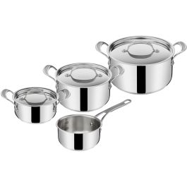 Tefal E307S7 Set de Ollas y Sartenes Jamie Oliver, 7 piezas, Acero Inoxidable, Inducción, Aptas para Horno 250°C y Lavavajillas Precio: 141.69000054. SKU: B1BAK2ZZW9