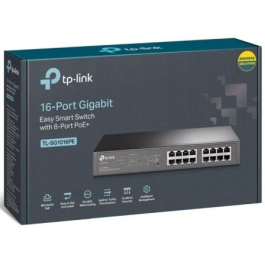 TP-Link TL-SG1016PE Switch Gestionado L2 Gigabit Ethernet PoE 1U Negro