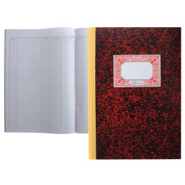 Miquelrius 3016 Libro de Cuentas Corrientes Folio 100 Hojas Cartone 70g