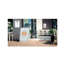 Tablón de Anuncios Nobo Aluminio Polipropileno