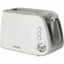 Brandt Tostadora T02T1050W 2 ranuras 7 niveles de potencia Cajón recogemigas Blanco
