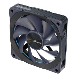 Seasonic MagFlow 1225PWM Ventilador 120mm PWM Negro Pack 3 Unidades