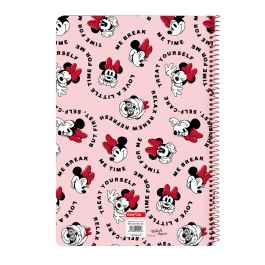 Libreta Minnie Mouse Me time Rosa A4 80 Hojas