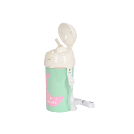 Safta Botella portaliquidos Blackfit8 Moon 500 ml con Pajita Automática 195x73x73 mm