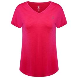 Camiseta de Manga Corta Mujer Dare 2b DWT566-3BK Rosa oscuro (S)