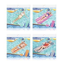 Bestway Colchoneta Hinchable Deluxe Color Surtido 183x76 cm Playa y Piscina 44013 Bestway Colchoneta Hinchable Deluxe Color Surtido 183x76 cm Playa y Piscina 44013