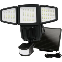 Galix G4442 Foco Solar 1500 Lúmenes 182 LED SMD con Modo Automático o Forzado