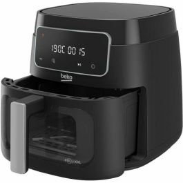 Beko FRL3374B Freidora de aire caliente multifunción, 1900W, Gran capacidad 7.6L para 2kg patatas, Pantalla LCD táctil, Negra Beko FRL3374B Freidora de aire caliente multifunción, 1900W, Gran capacidad 7.6L para 2kg patatas, Pantalla LCD táctil, Negra