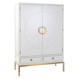 Armario DKD Home Decor Blanco Dorado Metal Álamo 120 x 50 x 175 cm Precio: 518.95000058. SKU: B1DCMKJ5MG
