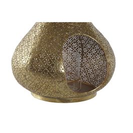 Portavela Arabe DKD Home Decor Dorado 25 x 26.5 x 25 cm