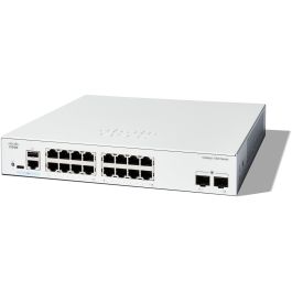 Cisco C1300-16T-2G Catalyst 1300 Switch L2/L3 gestionado, 16 puertos Gigabit Ethernet y 2x1G SFP