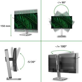 Philips 24B2G5301 Monitor 23.8 Pulgadas Full HD IPS HDMI DP USB-C 100W Negro