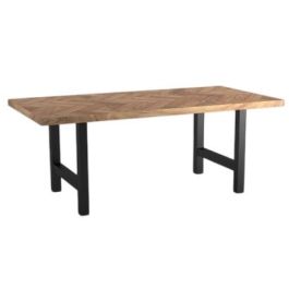 DKD Home Decor Mesa Comedor Moderno Acacia Metal 180 x 90 x 76 cm Precio: 384.49999995. SKU: B14KHV5X79