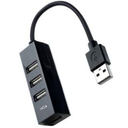 Hub USB NANOCABLE 10.16.4404 Negro (1 unidad) Hub USB NANOCABLE 10.16.4404 Negro (1 unidad)