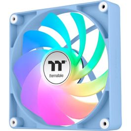 THERMALTAKE CT120 Ventilador para Carcasa de Ordenador 12 cm, Hidránea Azul, Blanco, Pack 2 Unidades