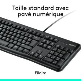 Logitech MK120 Teclado y Mouse USB Francés AZERTY con Cable