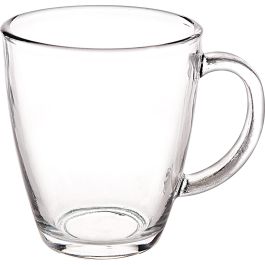 La Mediterranea Set 2 Tazas Taroda 380 ml - Vajilla de Porcelana Diseño Moderno Ø9x9.8 cm (24 Cajas)