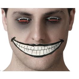 Tatuaje Facial De Sonrisa Macabra Y Ojos Dibujados Para Disfraces De Payaso Diabólico Y Looks Escalofriantes Precio: 0.58999963. SKU: B1FZW23RQT